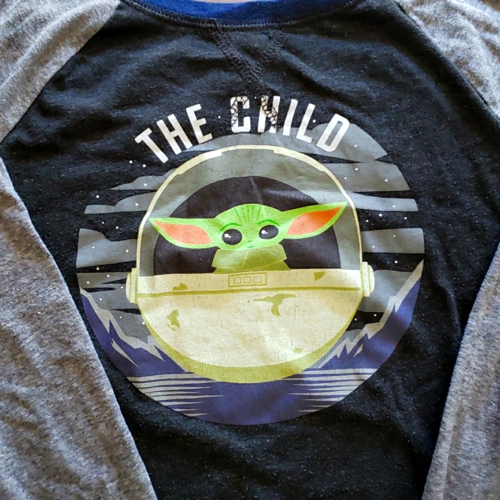 Sonoma "The Child" StarWars size 12 boy long sleeve shirt